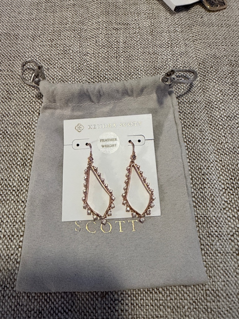 Kendra Scott Rose Gold Bea Earrings